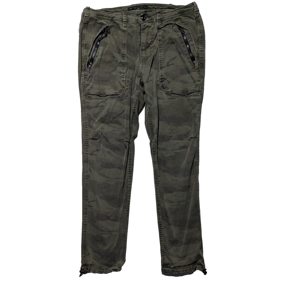 Abercrombie Fitch‎ Green Camo Utility Jogger Pants Men 32 *Actual 34x27